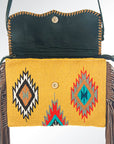 American Darling Cross Body Saddle Blanket Genuine Leather Women Bag Western Handbag Purse