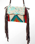 American Darling Saddle Blanket Genuine Leather Women Bag Western Handbag Purse