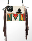 American Darling Cross Body Saddle Blanket Genuine Leather Women Bag Western Handbag Purse