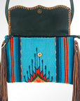 American Darling Saddle Blanket Genuine Leather Women Bag Western Handbag Purse