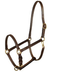 Horze Fremont Leather Horse Halter Black