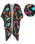 Neon Vegas Duster Kimono Coverup