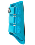 Weaver Horse Splint Boots Pair Neoprene Suede Padding Turquoise