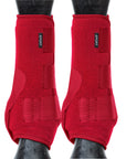 Weaver Horse Front Boots Synergy Sport Athletics Red