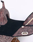 Western Horse Treeless Trail Barrel Saddle American Leather Hilason