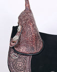 Western Horse Treeless Trail Barrel Saddle American Leather Hilason