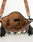 American Darling Signature Crossbody Hand Tooled Saddle Blanket Genuine Leather Women Bag Western Handbag Purse