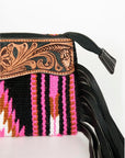 American Darling ADBGZ231 Clutch Hand Tooled Saddle Blanket Genuine Leather Women Bag Western Handbag Purse