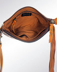 American Darling ADBGZ233 Wallet Hand Tooled Saddle Blanket Genuine Leather Women Bag Western Handbag Purse