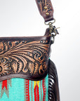 American Darling Cross Body Saddle Blanket Genuine Leather Western Women Bag |Handbag Purse Crossbody for Cute