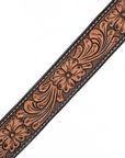 HILASON Western Horse Headstall Breast Collar Wither Strap Set American Leather Floral
