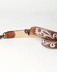 American Darling ADSTF123 Hand Tooled Genuine Leather Crossbody Handle Strap For Bags