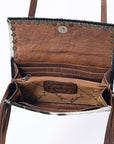 American Darling ADBG553BRW Wallet Hair-On Genuine Leather Women Bag Western Handbag Purse