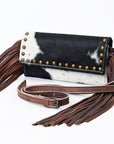 American Darling ADBG553BRW Wallet Hair-On Genuine Leather Women Bag Western Handbag Purse