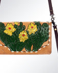 American Darling ADBG558 Wallet Hand Tooled Genuine Leather Women Bag Western Handbag Purse