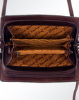 American Darling ADBG558 Wallet Hand Tooled Genuine Leather Women Bag Western Handbag Purse
