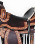 Western Horse Saddle American Leather Ranch Roping Hilason