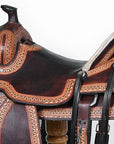 Western Horse Saddle American Leather Ranch Roping Hilason