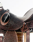 Western Horse Wade Saddle American Leather Trail Barrel Hilason Dark Brown