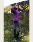 Purple Duck Down Riding Jacket