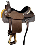 Western Horse Saddle American Leather Ranch Roping Cowboy Hilason