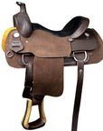 Western Horse Saddle American Leather Ranch Roping Cowboy Hilason