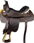 Western Horse Saddle American Leather Ranch Roping Cowboy Hilason