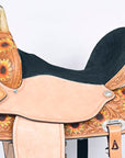 Flex Tree Western Horse Saddle Hilason American Leather Trail Barrel