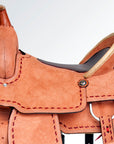 16 In Western Horse Saddle Genuine Leather Trail Roping Ranch Tack Set Comfytack