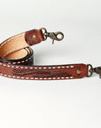 American Darling ADSTF125WHBU Hand Tooled Genuine Leather Crossbody Handle Strap For Bags
