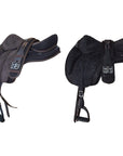 English Bareback Horse Saddle Pleasure Trail Riding Treeless Hilason