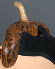 Western Horse Saddle American Leather Flex Trail Barrel Hilason