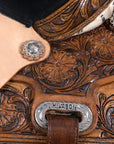 Western Horse Saddle American Leather Flex Trail Barrel Hilason