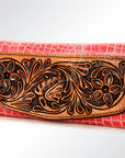 American Darling ADBG572 Wallet Hand Tooled Genuine Leather Women Bag Western Handbag Purse