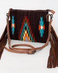 American Darling Saddle Blanket Genuine Leather Women Bag Western Handbag Purse