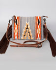 American Darling Cross Body Saddle Blanket Genuine Leather Women Bag Western Handbag Purse