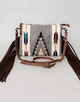 American Darling Cross Body Saddle Blanket Genuine Leather Women Bag Western Handbag Purse
