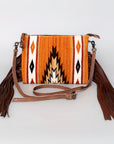 American Darling Cross Body Saddle Blanket Genuine Leather Women Bag Western Handbag Purse