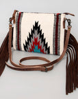 American Darling Cross Body Saddle Blanket Genuine Leather Women Bag Western Handbag Purse