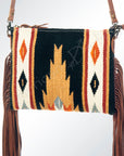 American Darling Saddle Blanket Genuine Leather Women Bag Western Handbag Purse