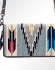 American Darling Organiser Saddle Blanket Genuine Leather Women Bag Western Handbag Purse