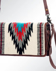 American Darling Organiser Saddle Blanket Genuine Leather Women Bag Western Handbag Purse