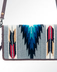 American Darling Organiser Saddle Blanket Genuine Leather Women Bag Western Handbag Purse