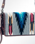 American Darling Organiser Saddle Blanket Genuine Leather Women Bag Western Handbag Purse