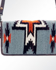 American Darling Organiser Saddle Blanket Genuine Leather Women Bag Western Handbag Purse