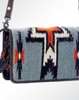 American Darling Organiser Saddle Blanket Genuine Leather Women Bag Western Handbag Purse