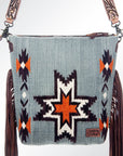 American Darling Signature Crossbody Hand Tooled Saddle Blanket Genuine Leather Women Bag Western Handbag Purse