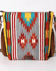 American Darling Signature Crossbody Hand Tooled Saddle Blanket Genuine Leather Women Bag Western Handbag Purse