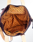 American Darling ADBG573D1 Tote Saddle Blanket Genuine Leather Women Bag Western Handbag Purse