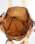 American Darling ADBG573D1 Tote Saddle Blanket Genuine Leather Women Bag Western Handbag Purse